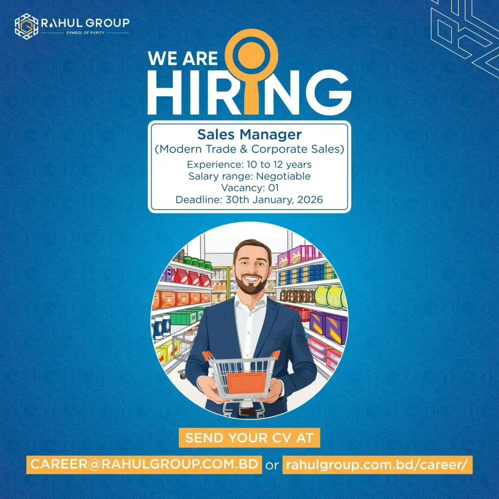 Sales Manager (Modern Trade & Corporate)